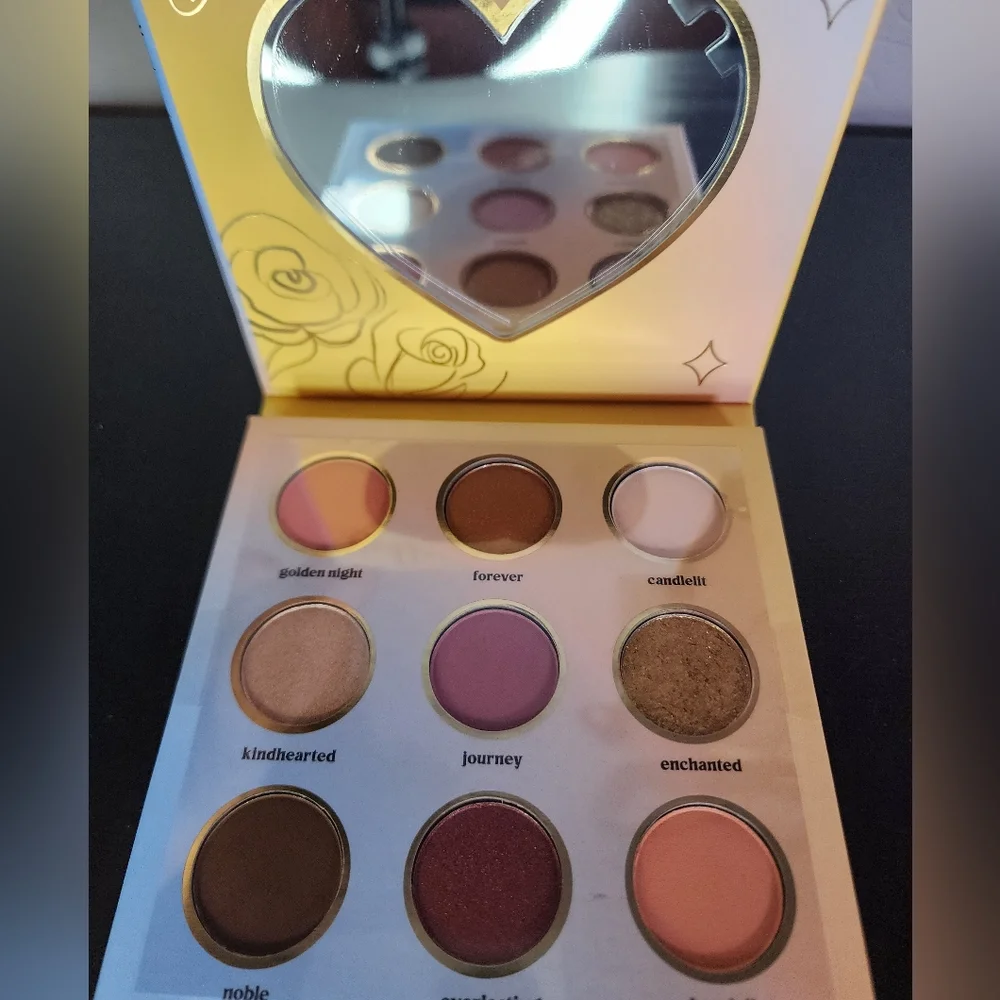 NEW Disney x The‎ Creme Shop Belle Enchanted Rose Eyeshadow Pallet